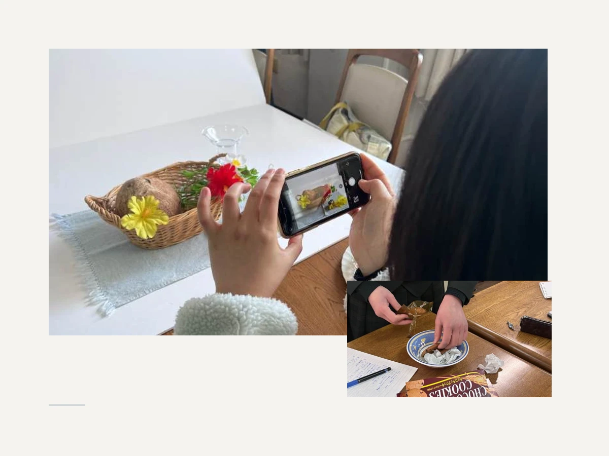 スマートデバイスで学ぶ料理撮影