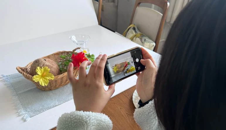 スマートデバイスで学ぶ料理撮影